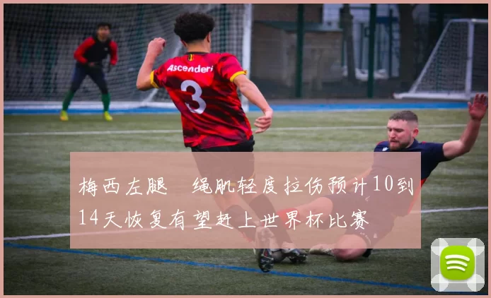 梅西左腿腘绳肌轻度拉伤预计10到14天恢复有望赶上世界杯比赛