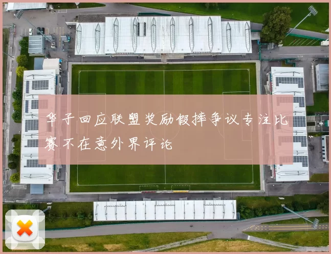华子回应联盟奖励假摔争议专注比赛不在意外界评论